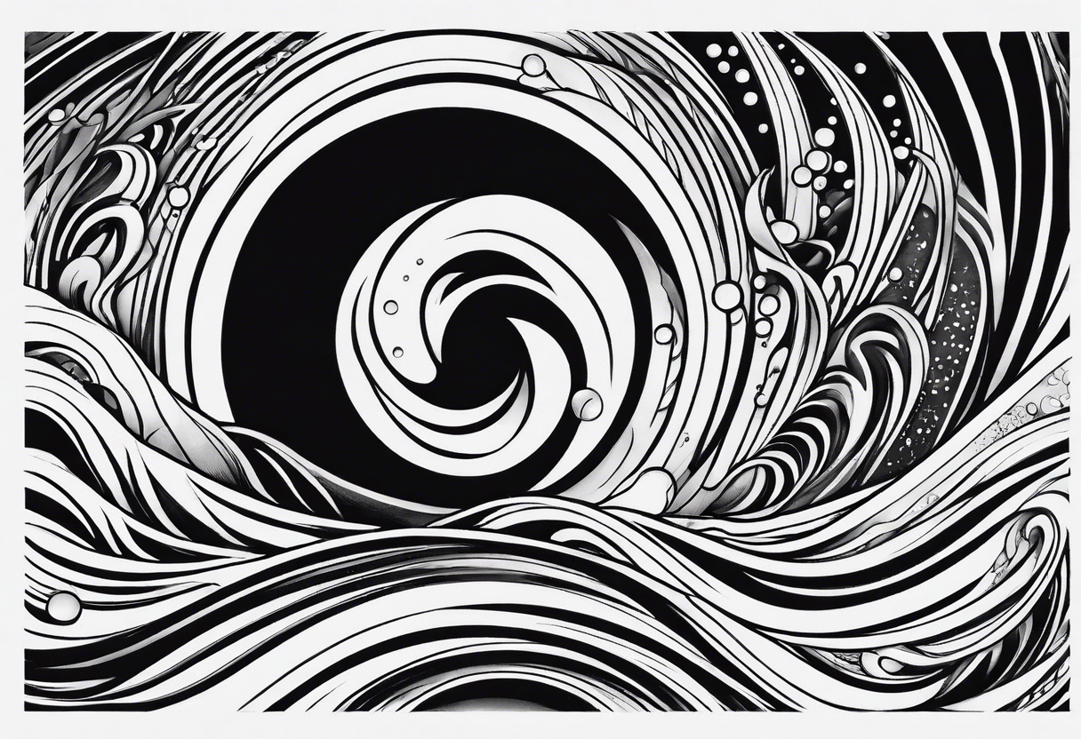 Water ripple tattoo idea