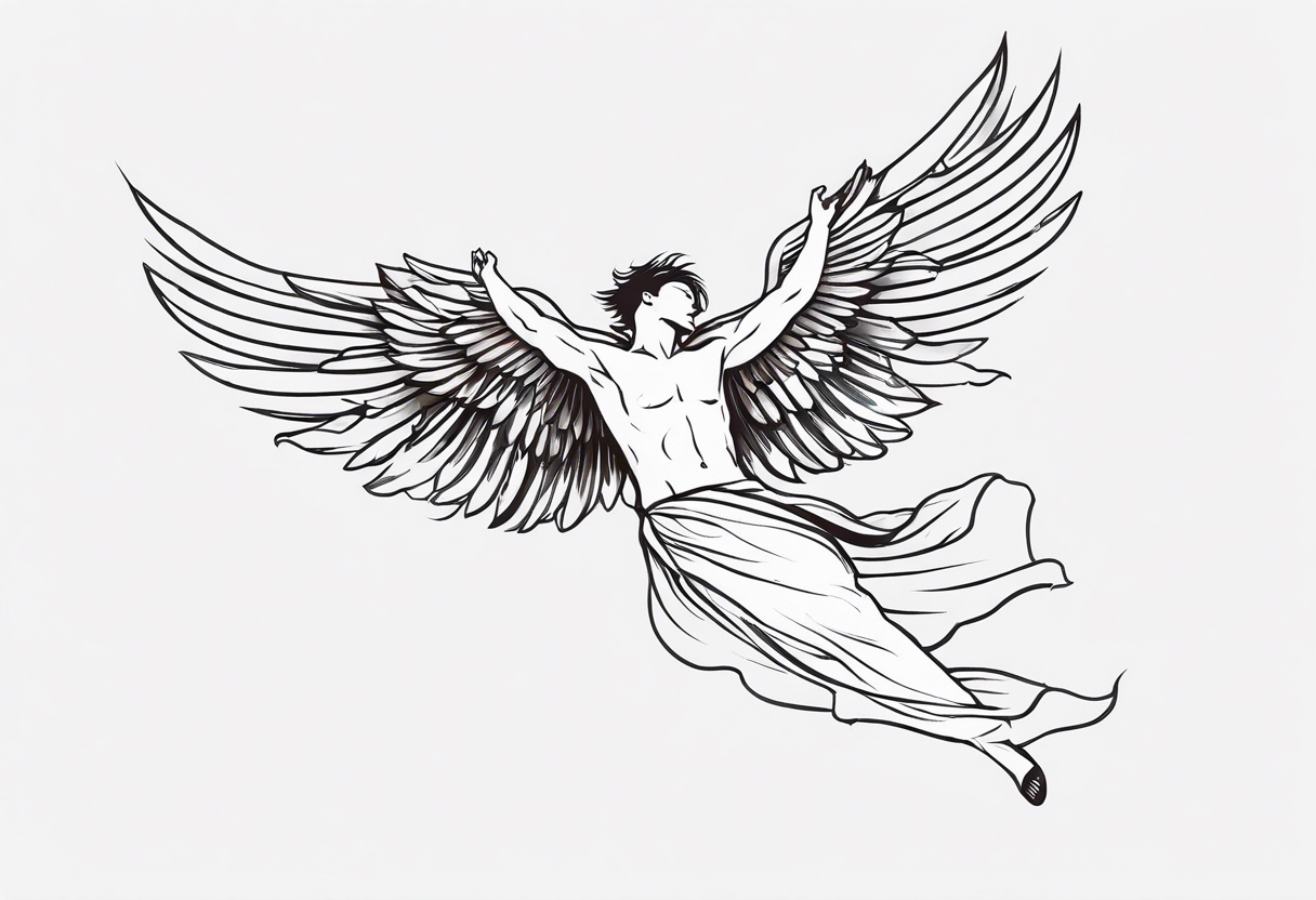 icarus falling tattoo idea