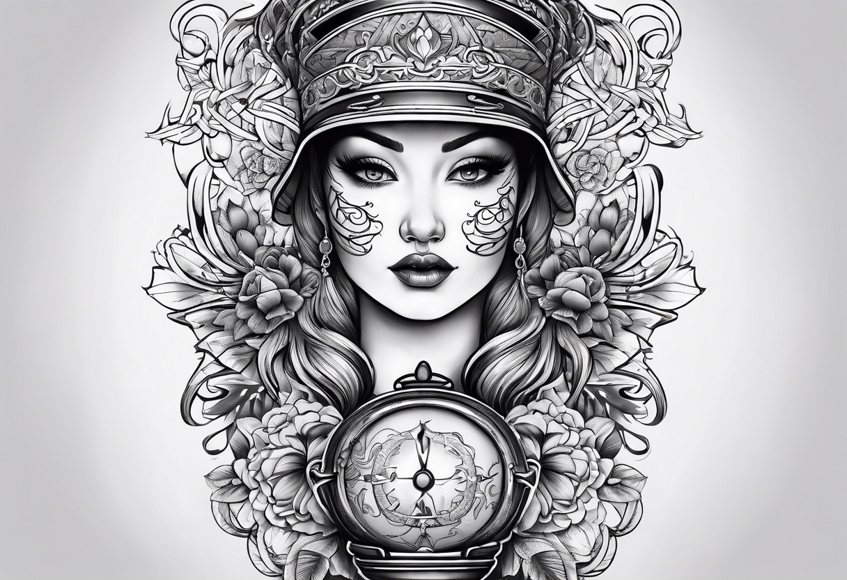 Lamp of nursing tattoo idea