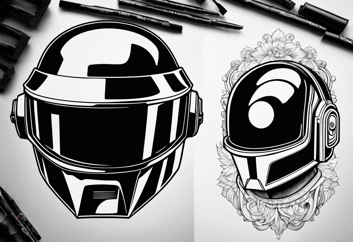 daft punk ying yang tattoo idea