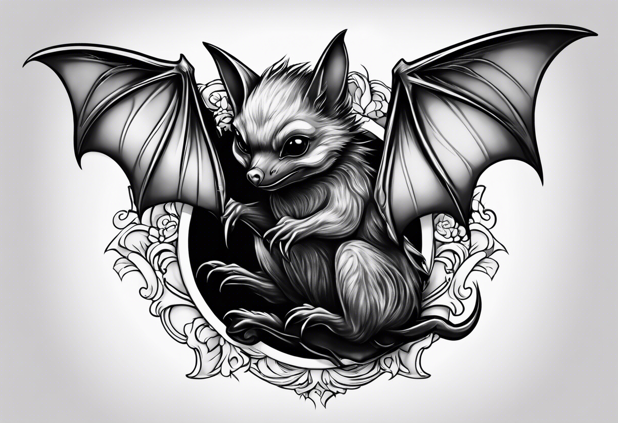 Tribal bat tattoo Royalty Free Vector Image - VectorStock