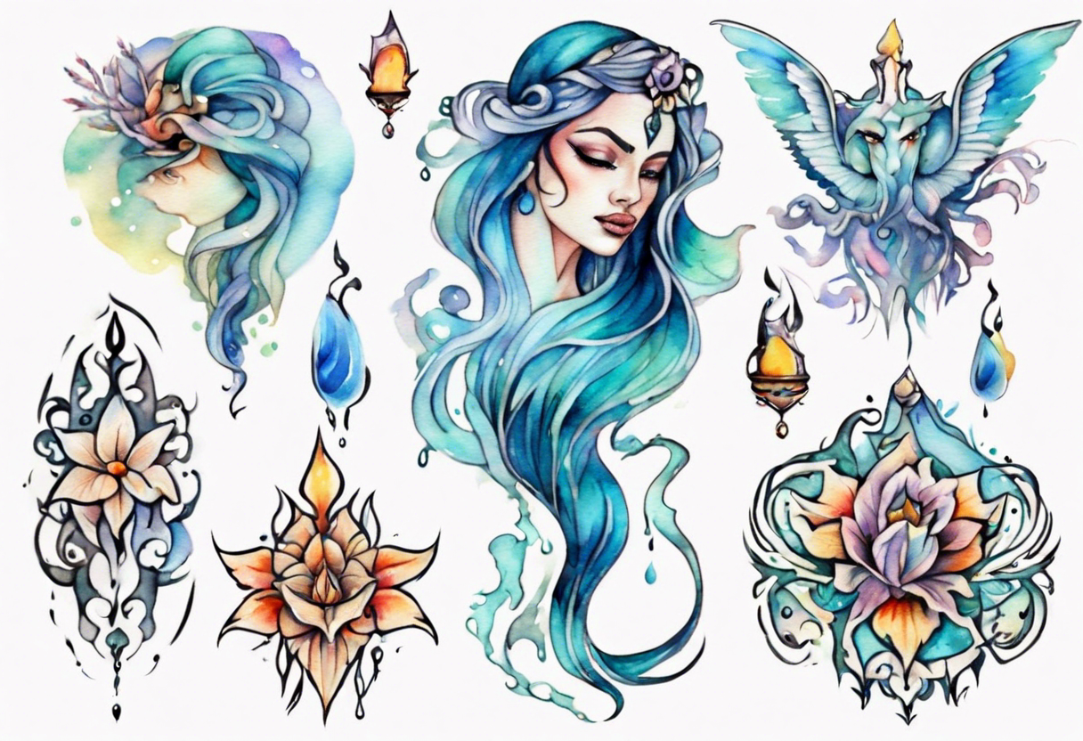 an undine tattoo idea