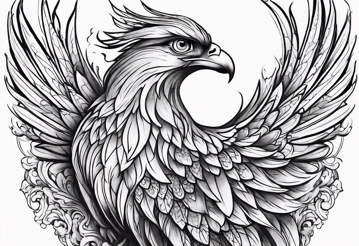 Phoenix tattoo idea