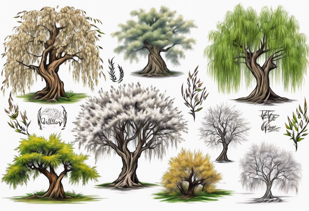 A willow tree tattoo idea