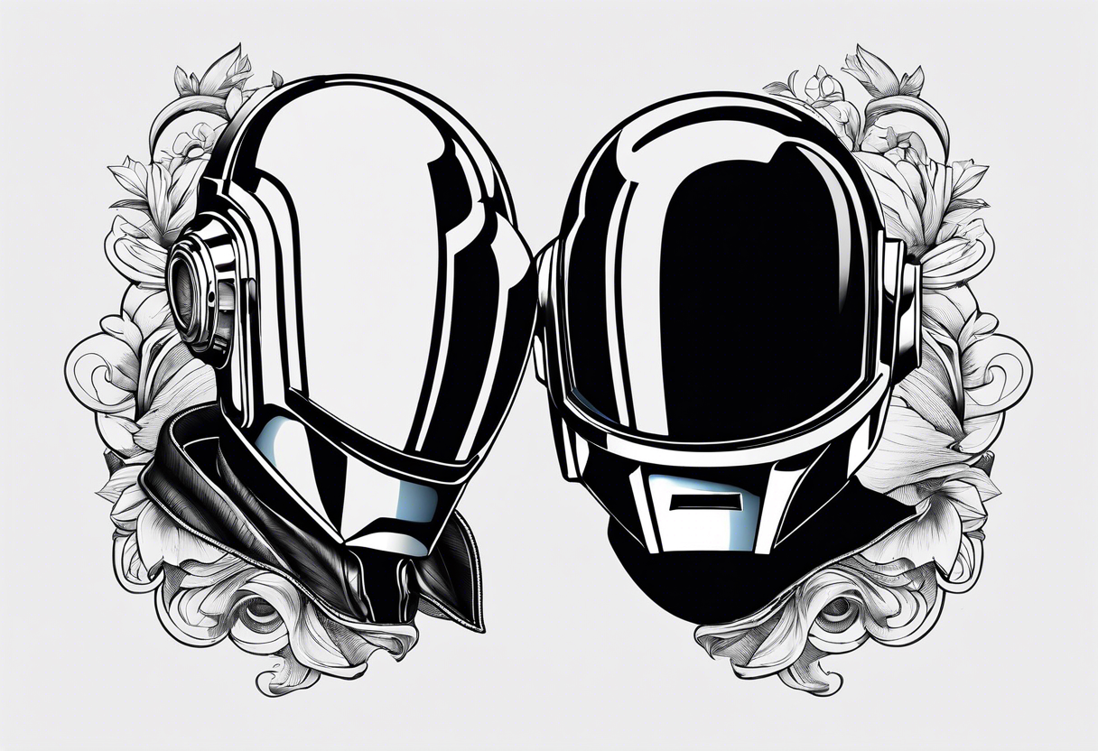 daft punk ying yang tattoo idea