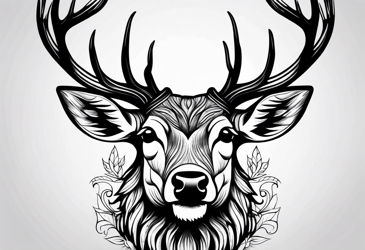 Deer tattoo idea