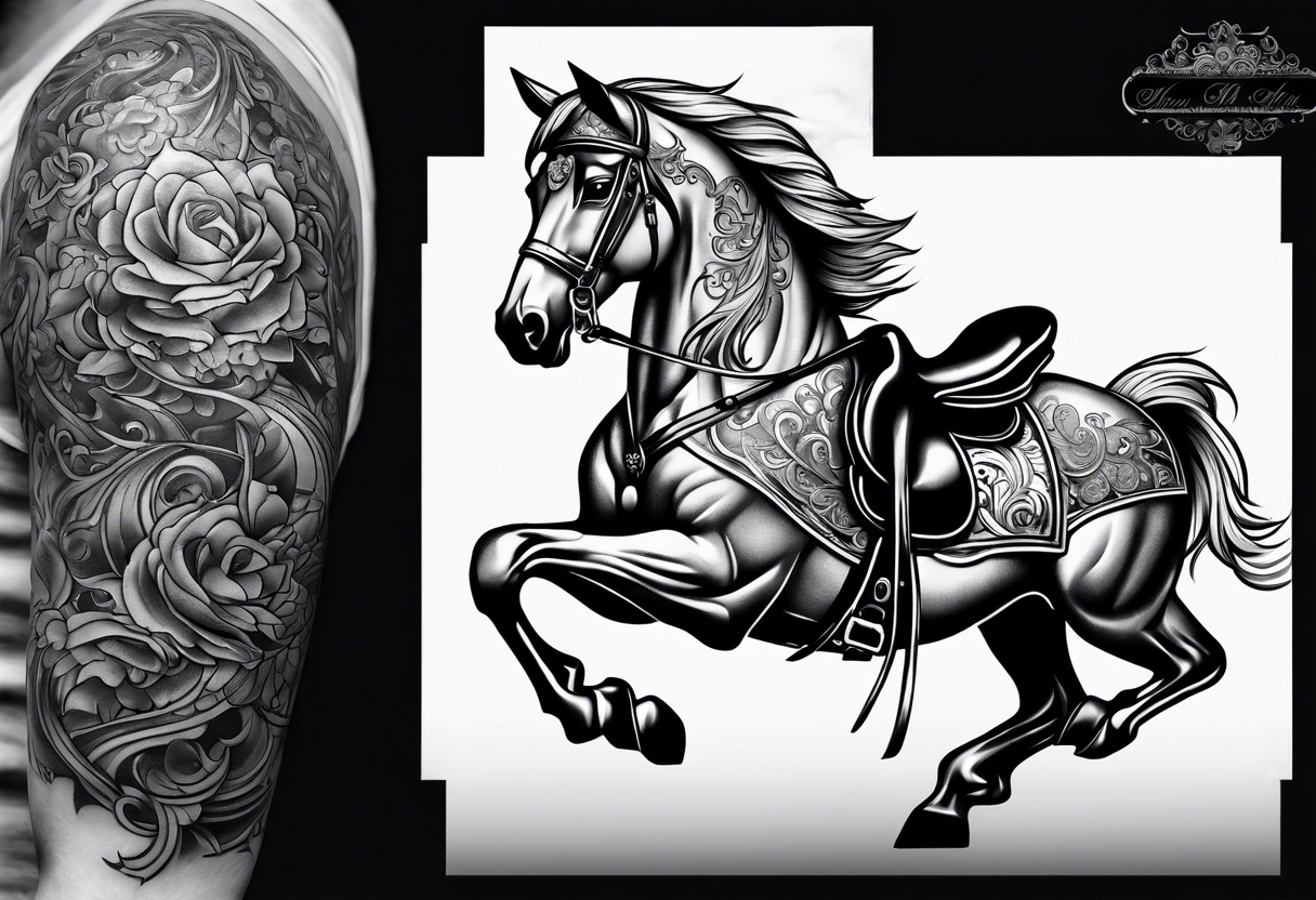 saddle tattoo idea