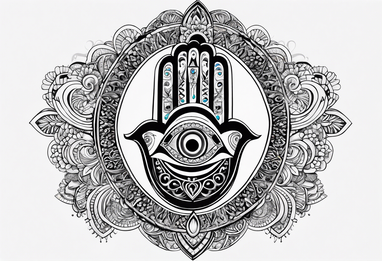 30 Cool Hamsa Tattoo Ideas | Search by Muzli