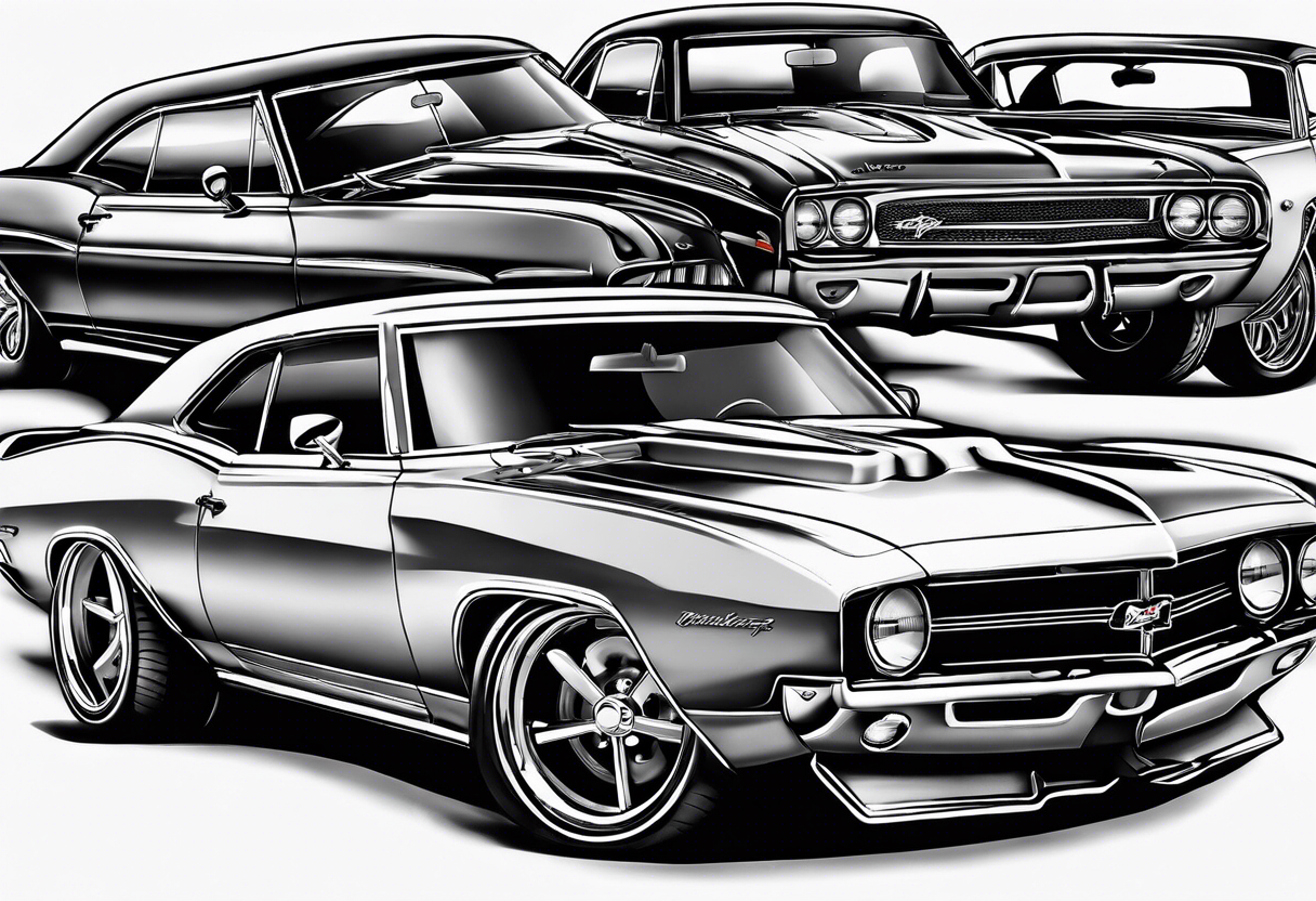 classic old school
Muscle cars tattoo idea