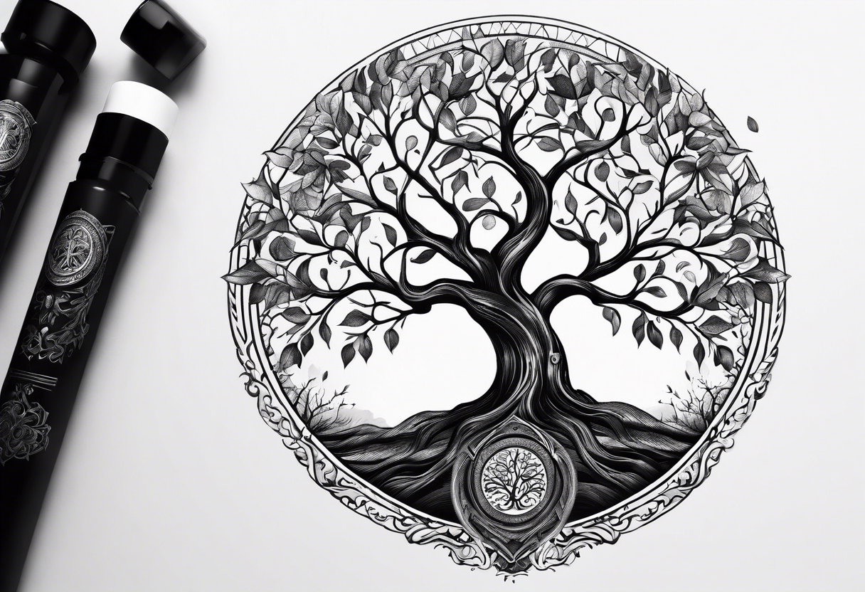 tree of life tattoo idea