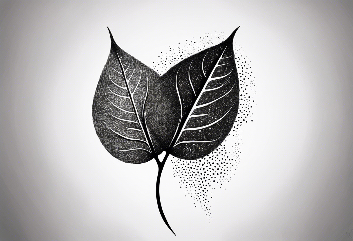 a leaf in the wind tattoo idea