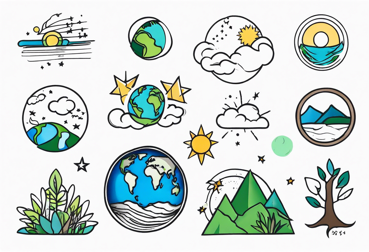 EARTH DAY FLASH TATTOOS tattoo idea