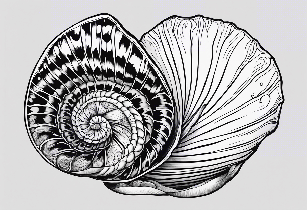 Nataulis shell tattoo idea