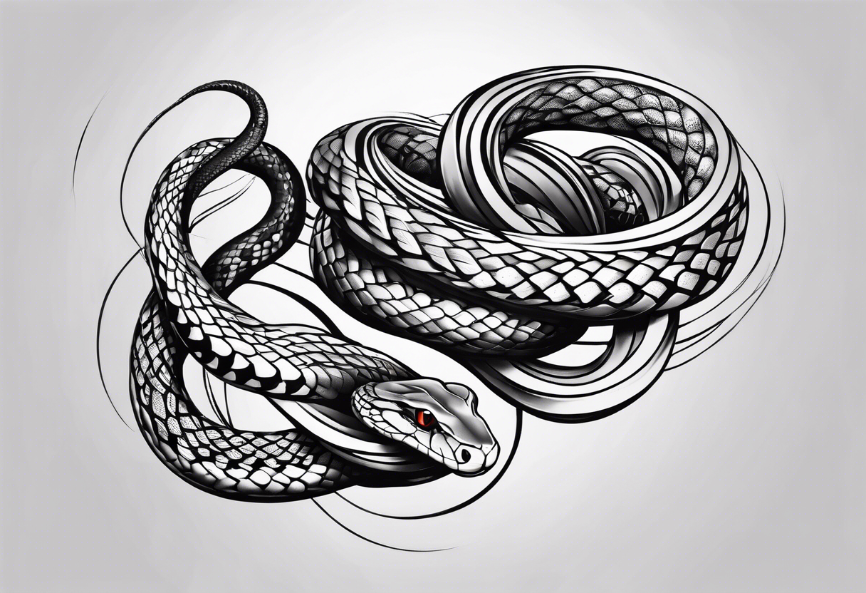 Snake tattoo for shoulder moving onto chest tattoo idea