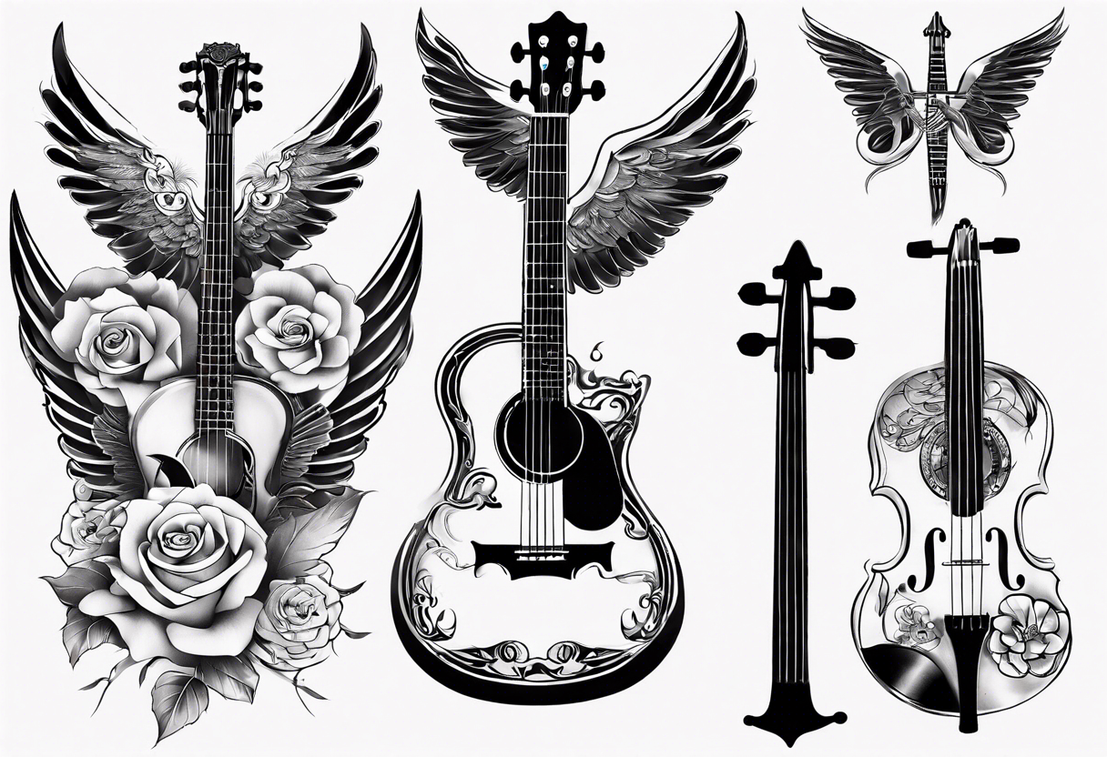 110 Charming Music Tattoo Designs