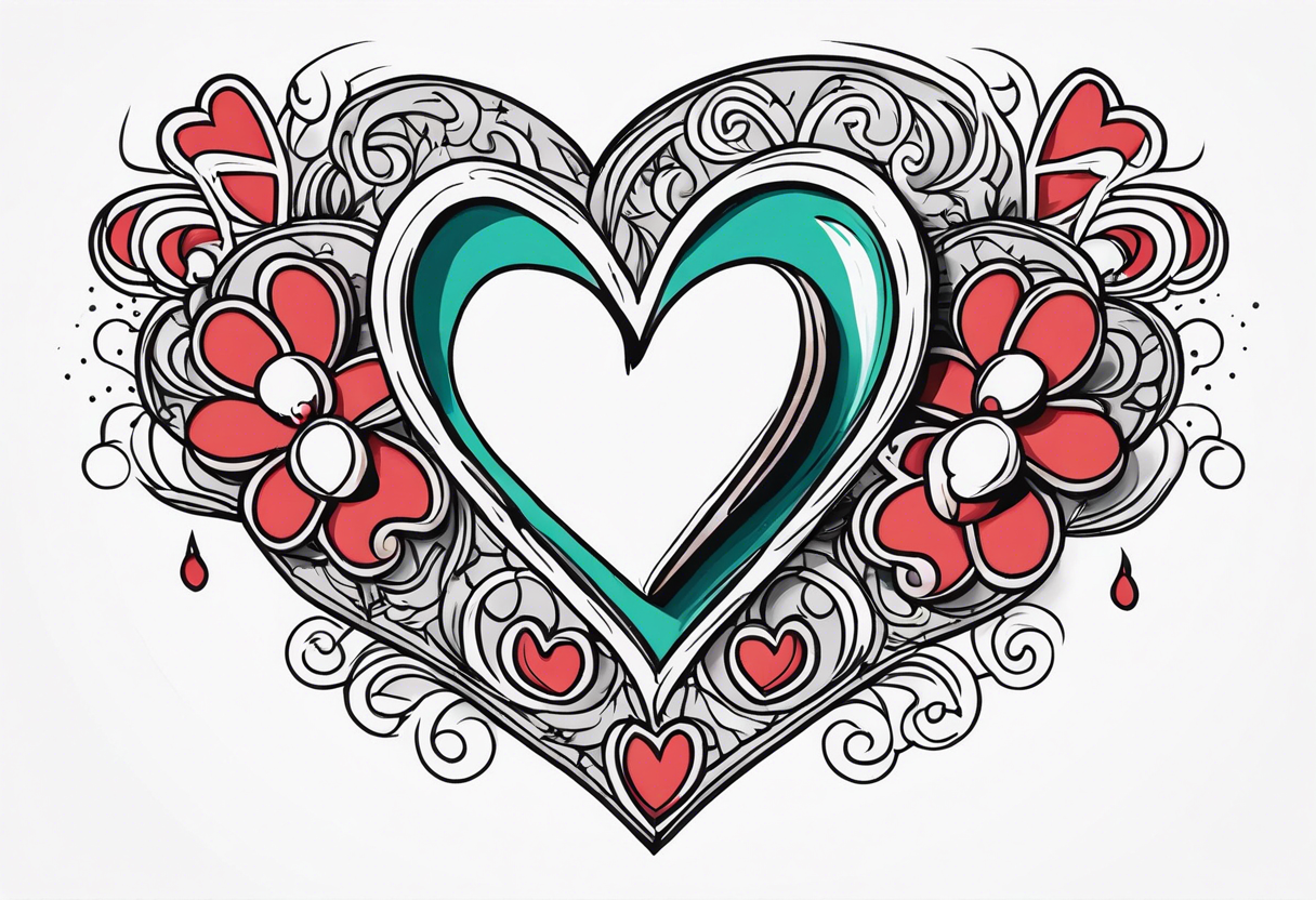 Heart Shaped Drugs tattoo idea