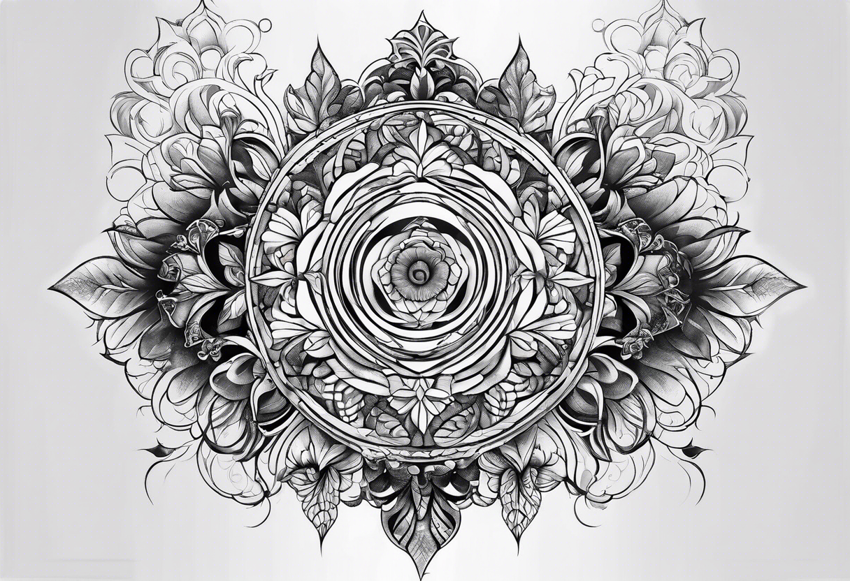 fractal sleeve tattoo tattoo idea