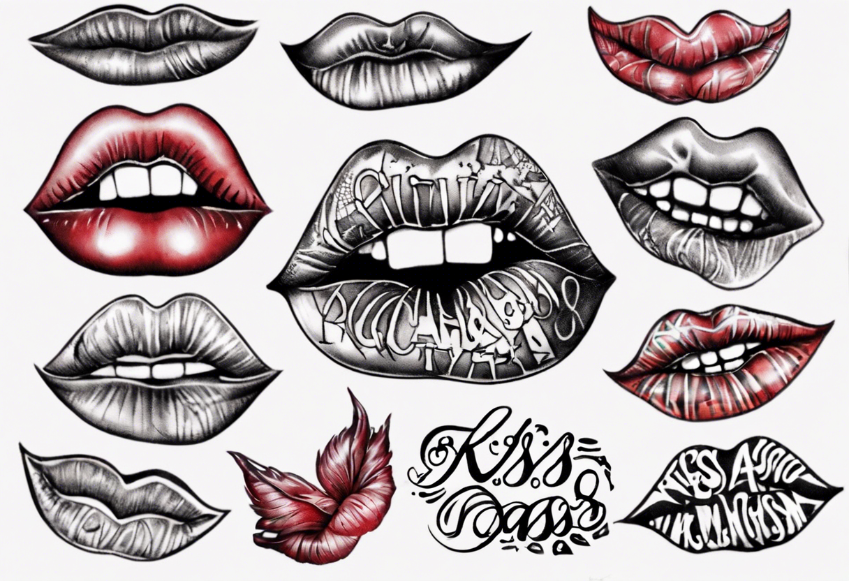 Kiss Print Tattoos 4897