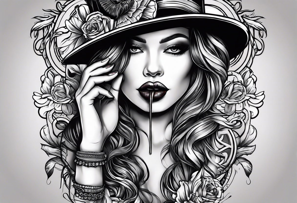 Meaningful Lips Tattoo Designs