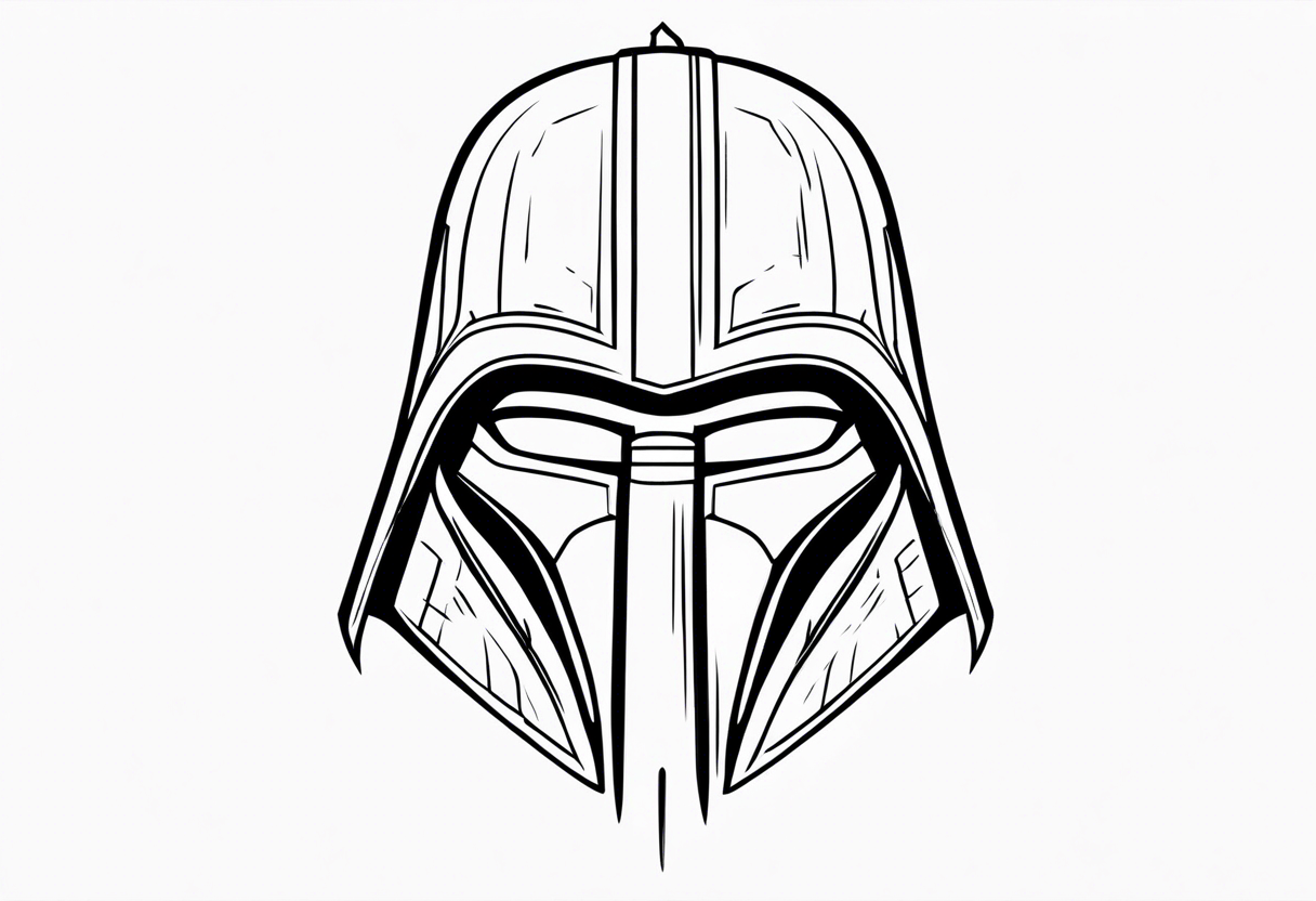 Darth Revan’s mask tattoo idea