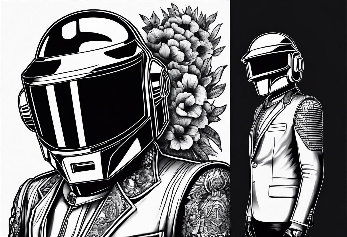 daft punk zrh tattoo idea