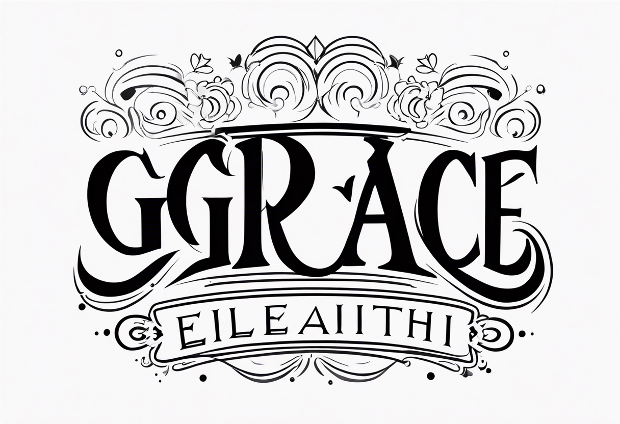 Grace Elizabeth tattoo idea