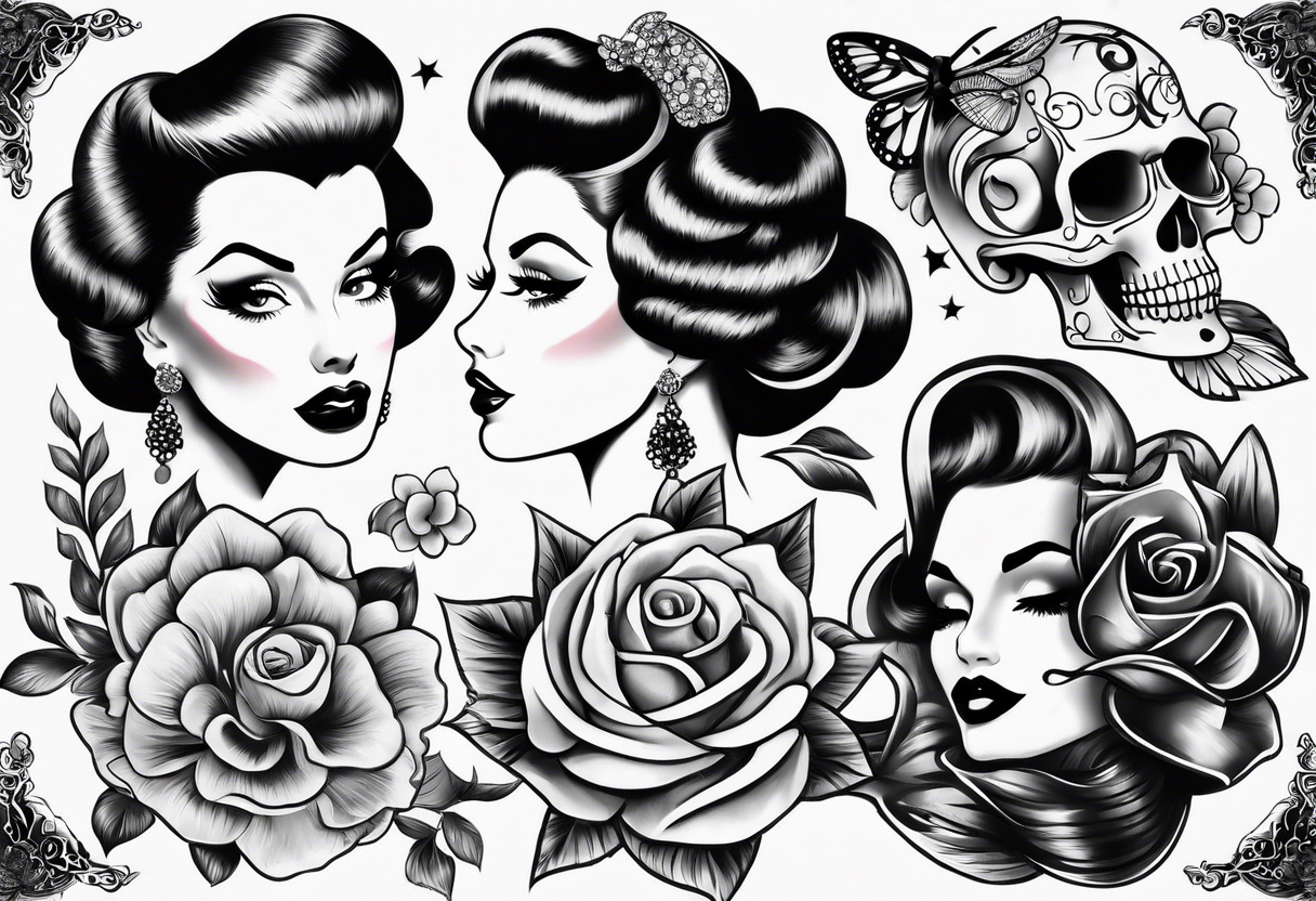 Classic Rock, Tattoos & 40/50's Rockabilly Lovin' · Rock n Roll Bride