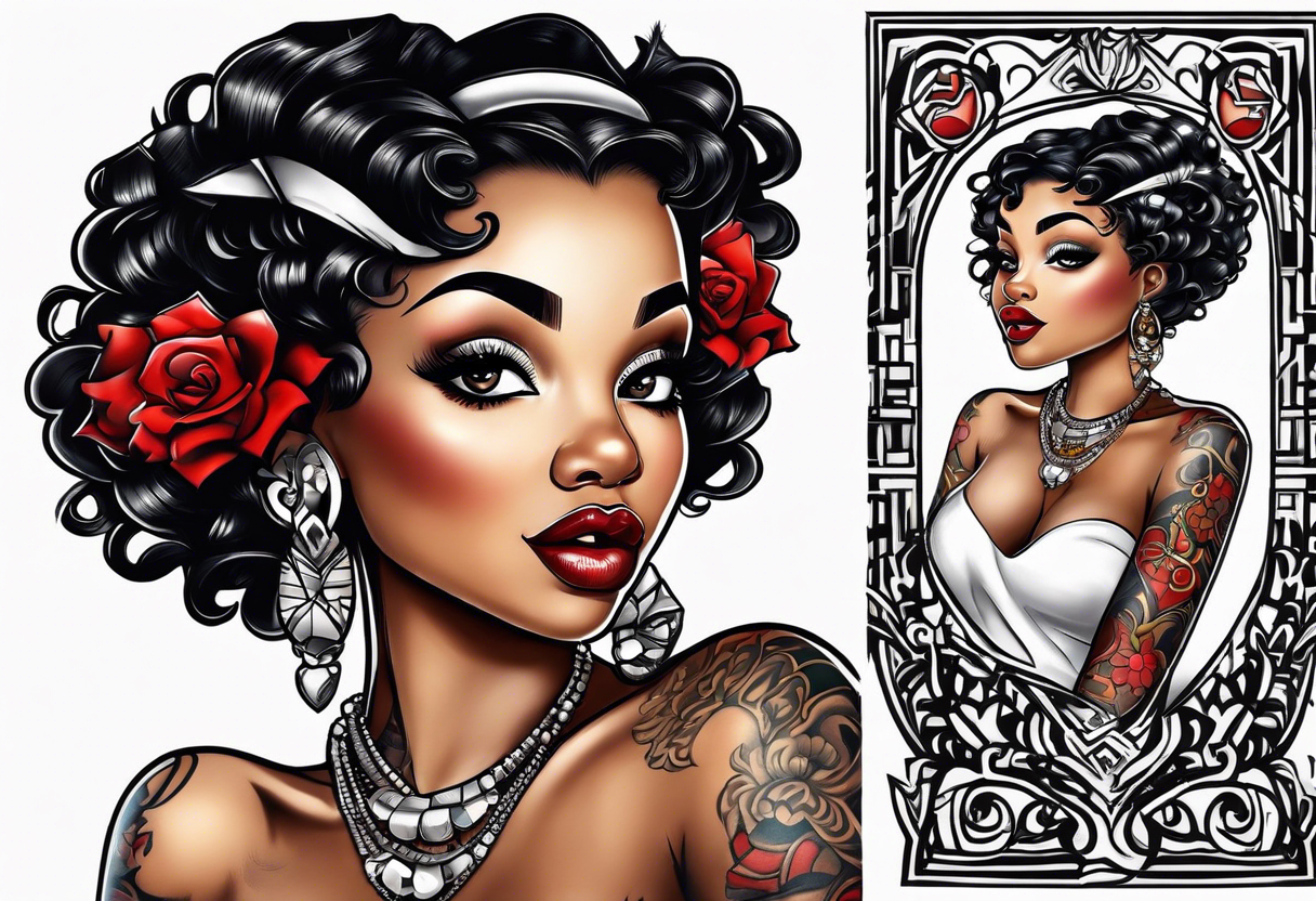 The Art and Antics of Jason Blanton — Betty Boop Tattoo by Jason Blanton