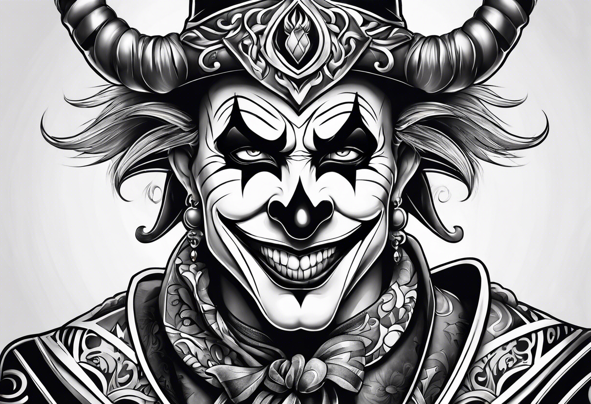 Jester tattoo idea