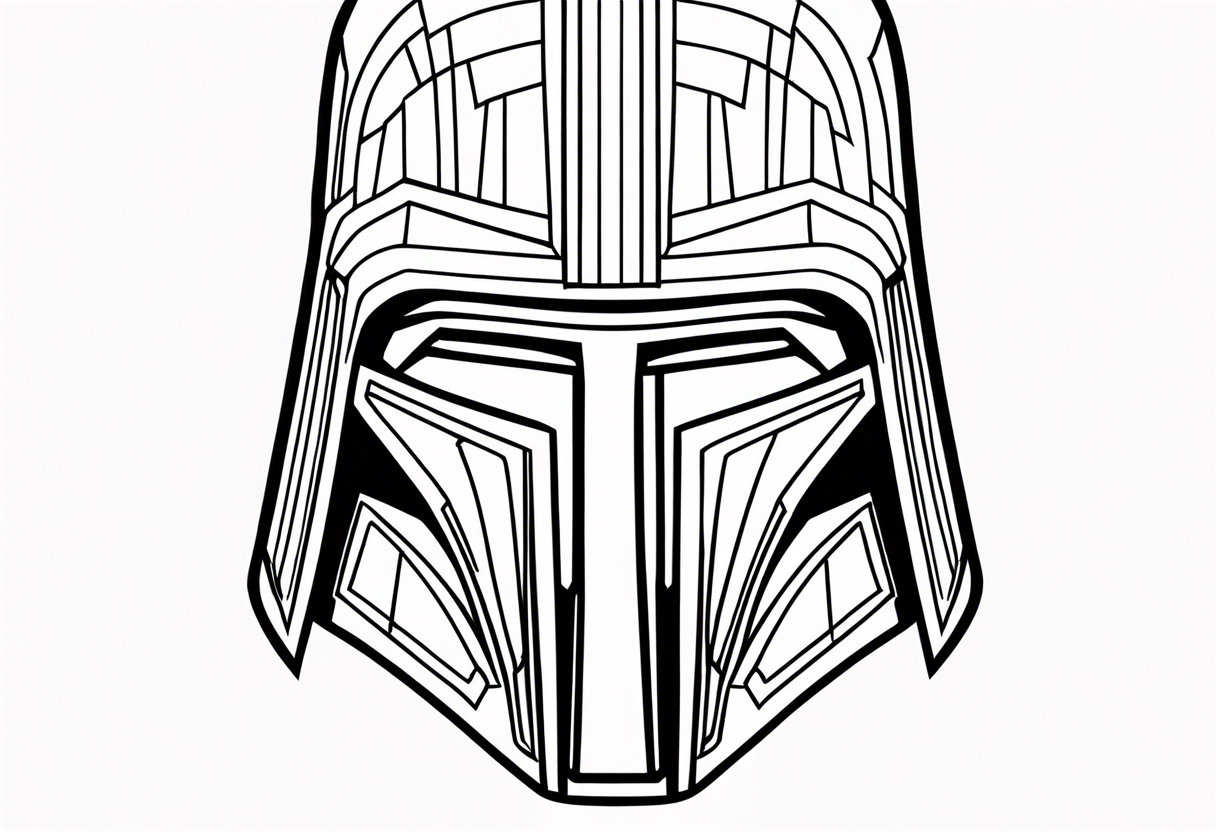 Darth Revan’s mask tattoo idea