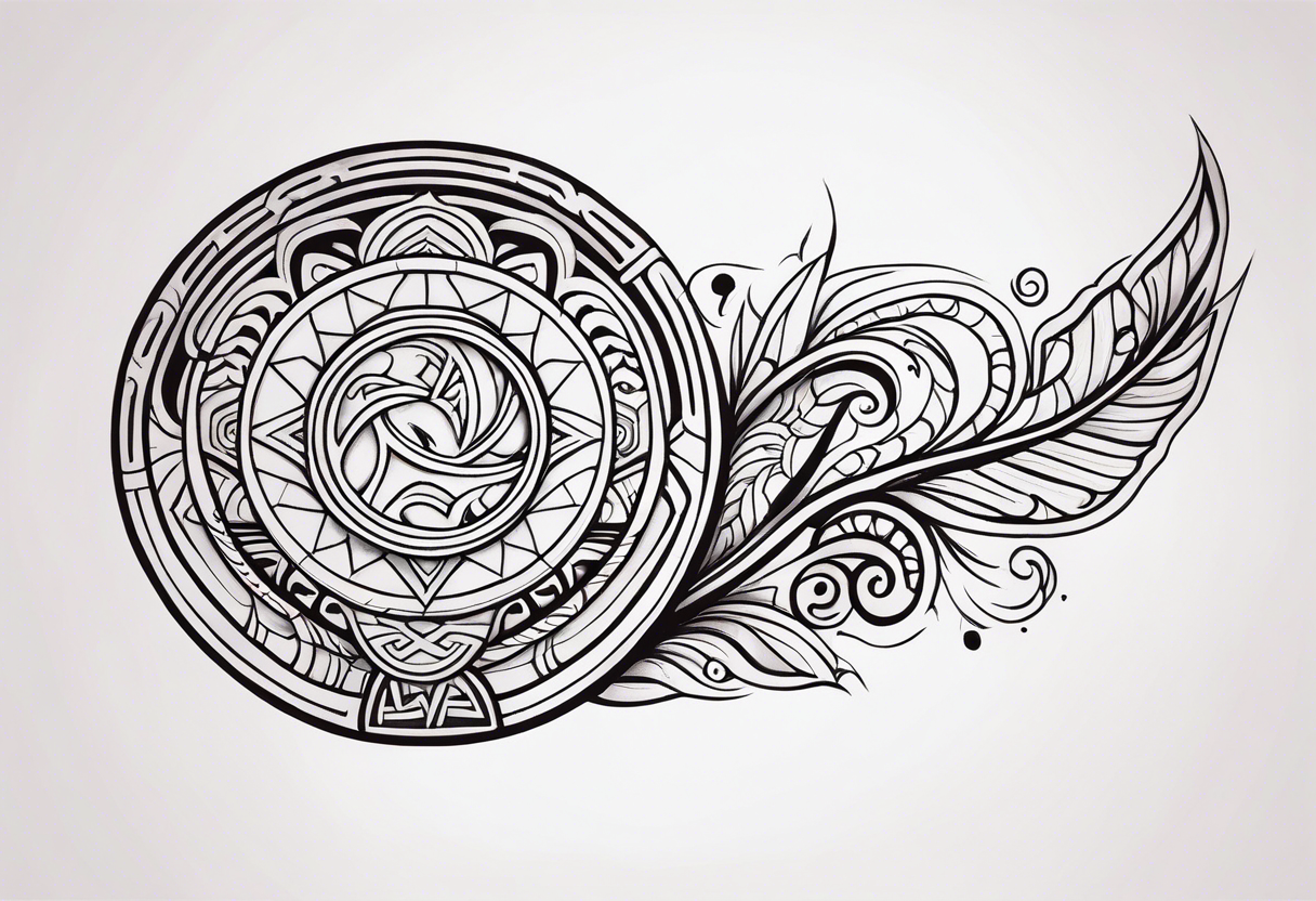 maori tribal  half sleeve tattoo tattoo idea