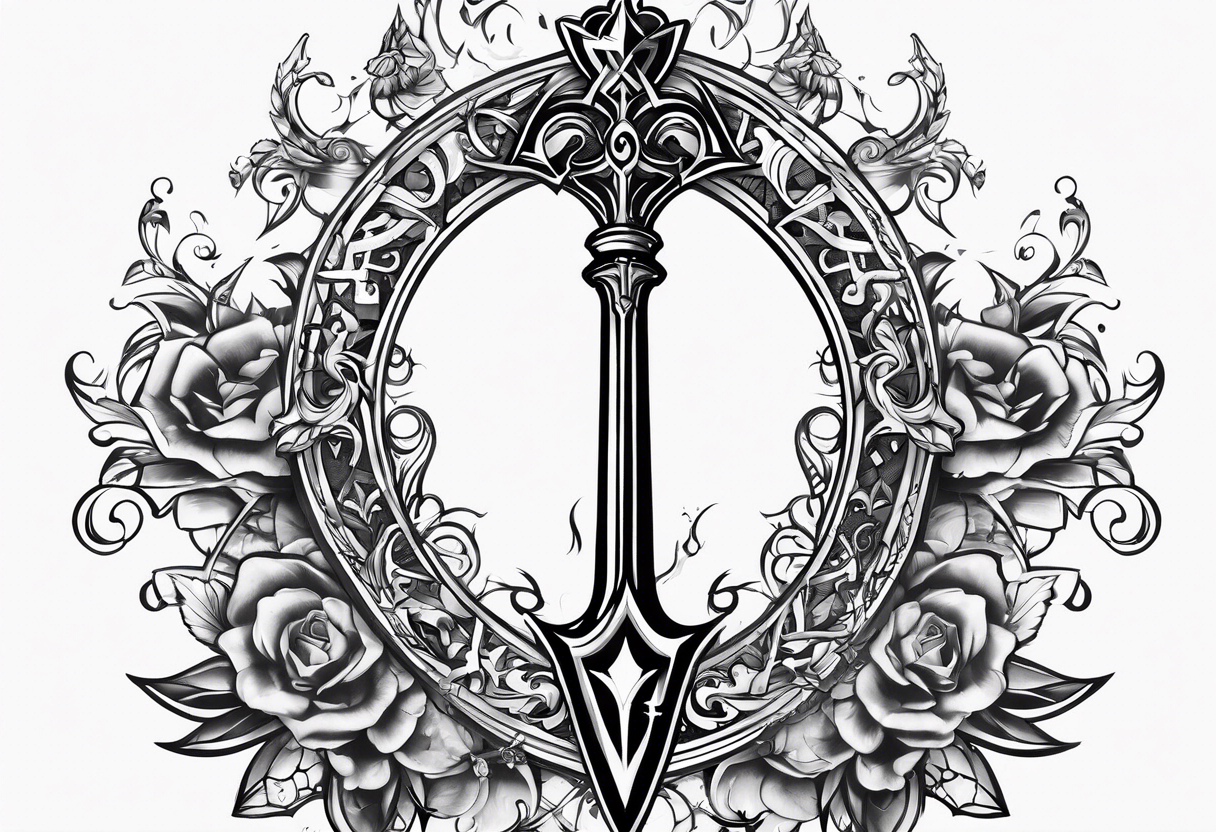 Kingdom Hearts Keyblade tattoo idea