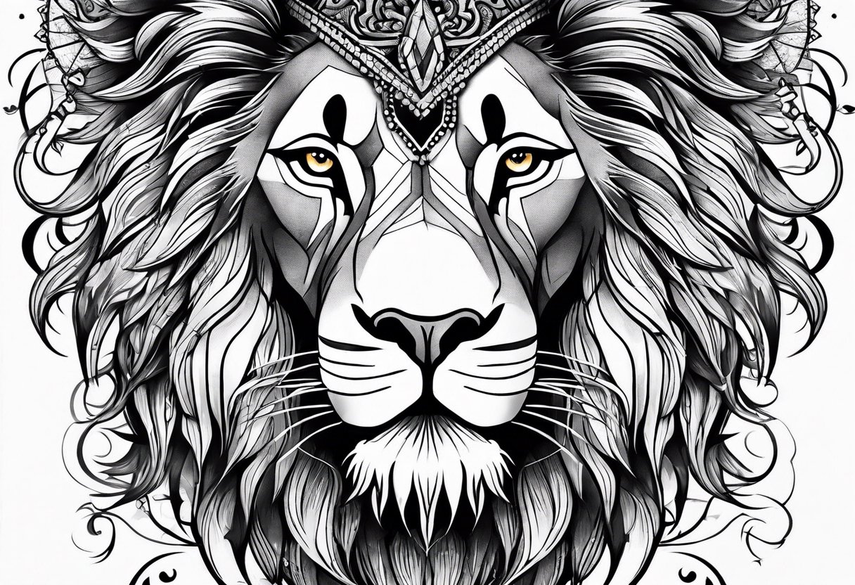 lion tattoo idea