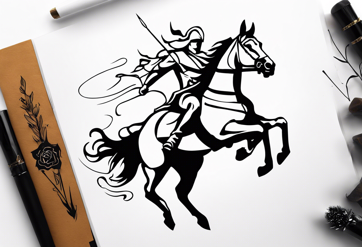 horseman tattoo idea