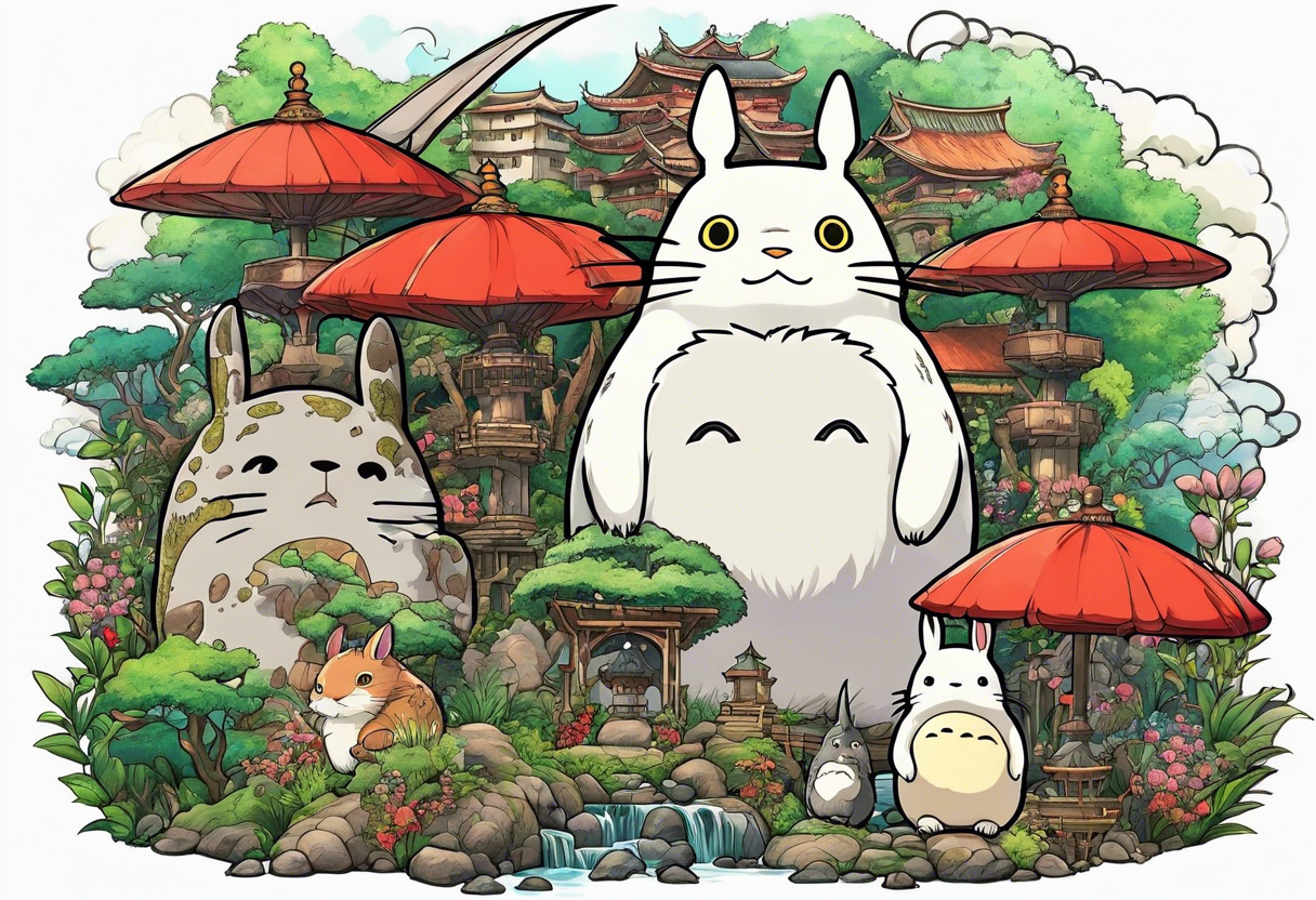 studio ghibli tattoo idea