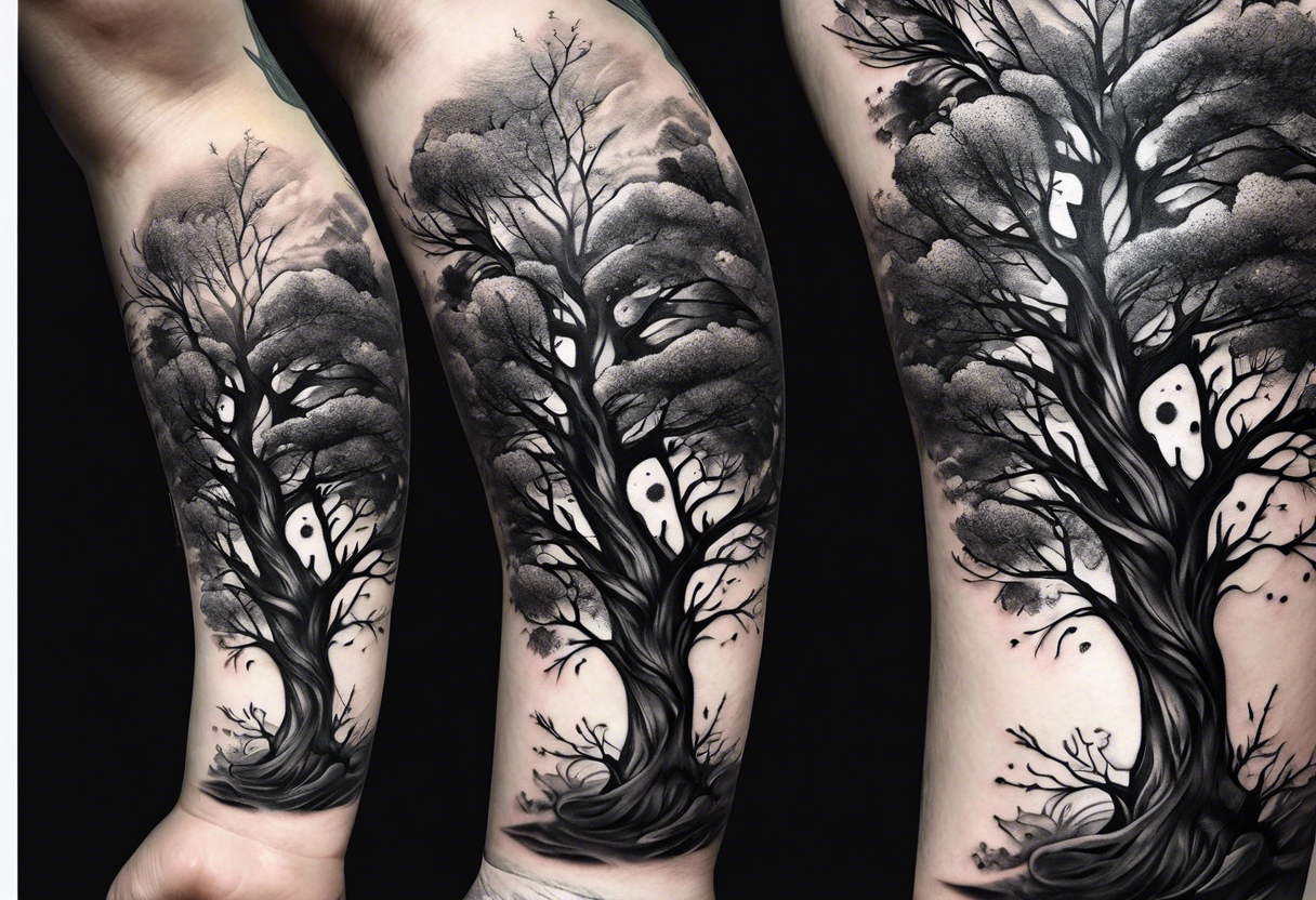 árbol tattoo idea