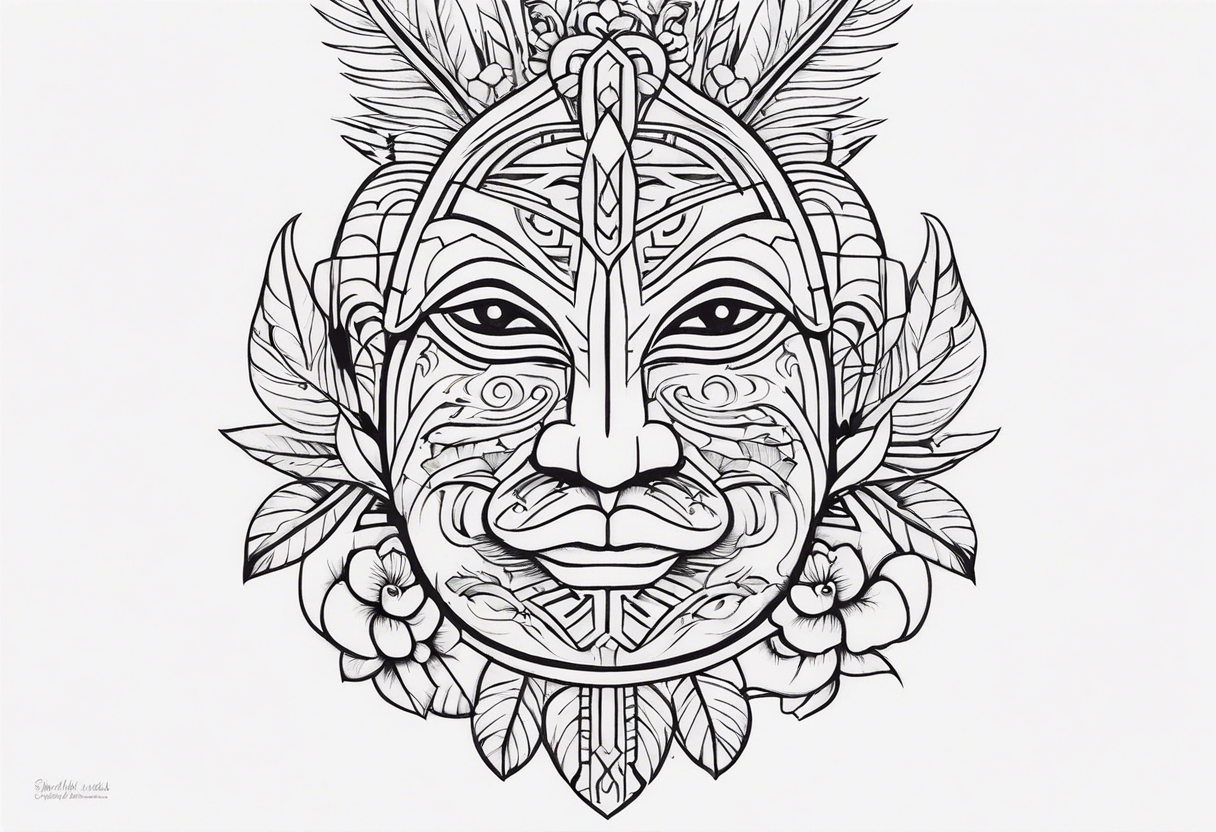 Polynesian minimal neck  tattoo tattoo idea