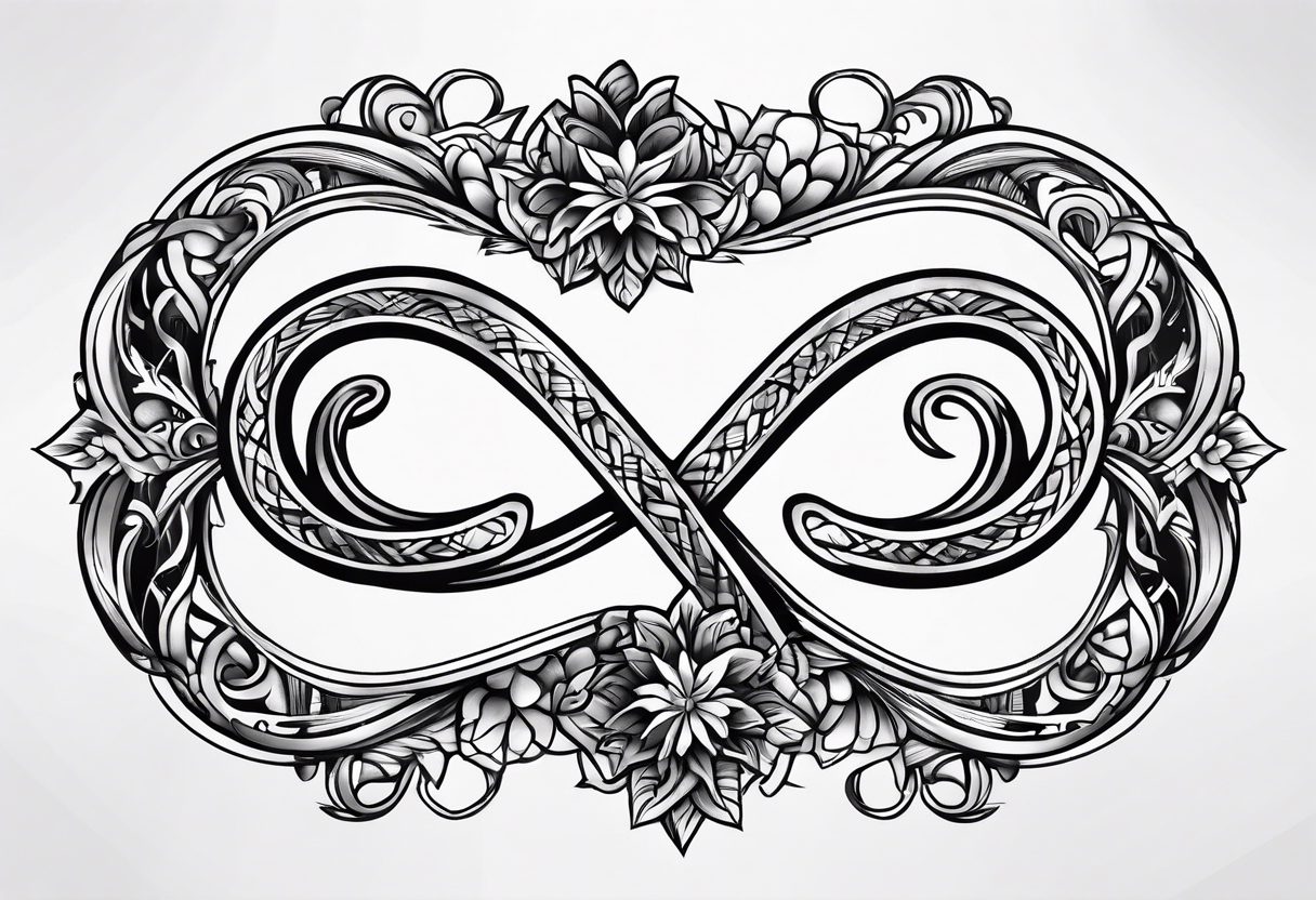 Infinity sign for spouse tattoo idea