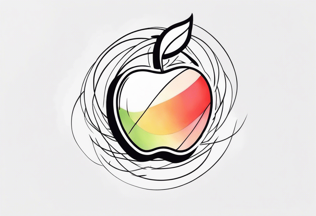 Apple tattoo idea