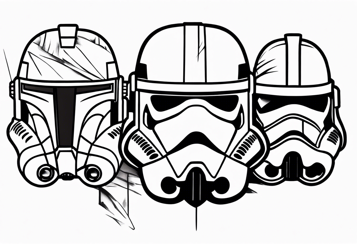 Star Wars clones tattoo idea