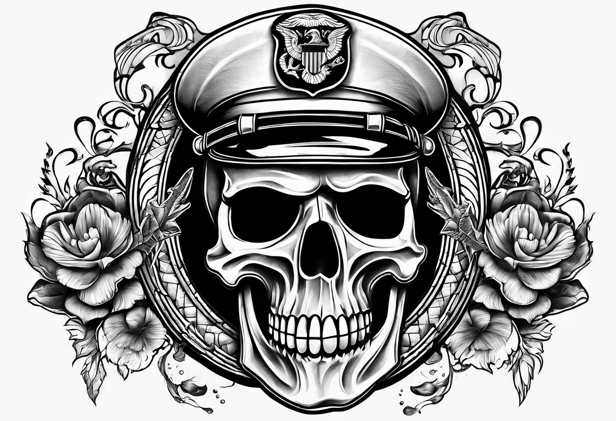 us Marine death tattoo idea