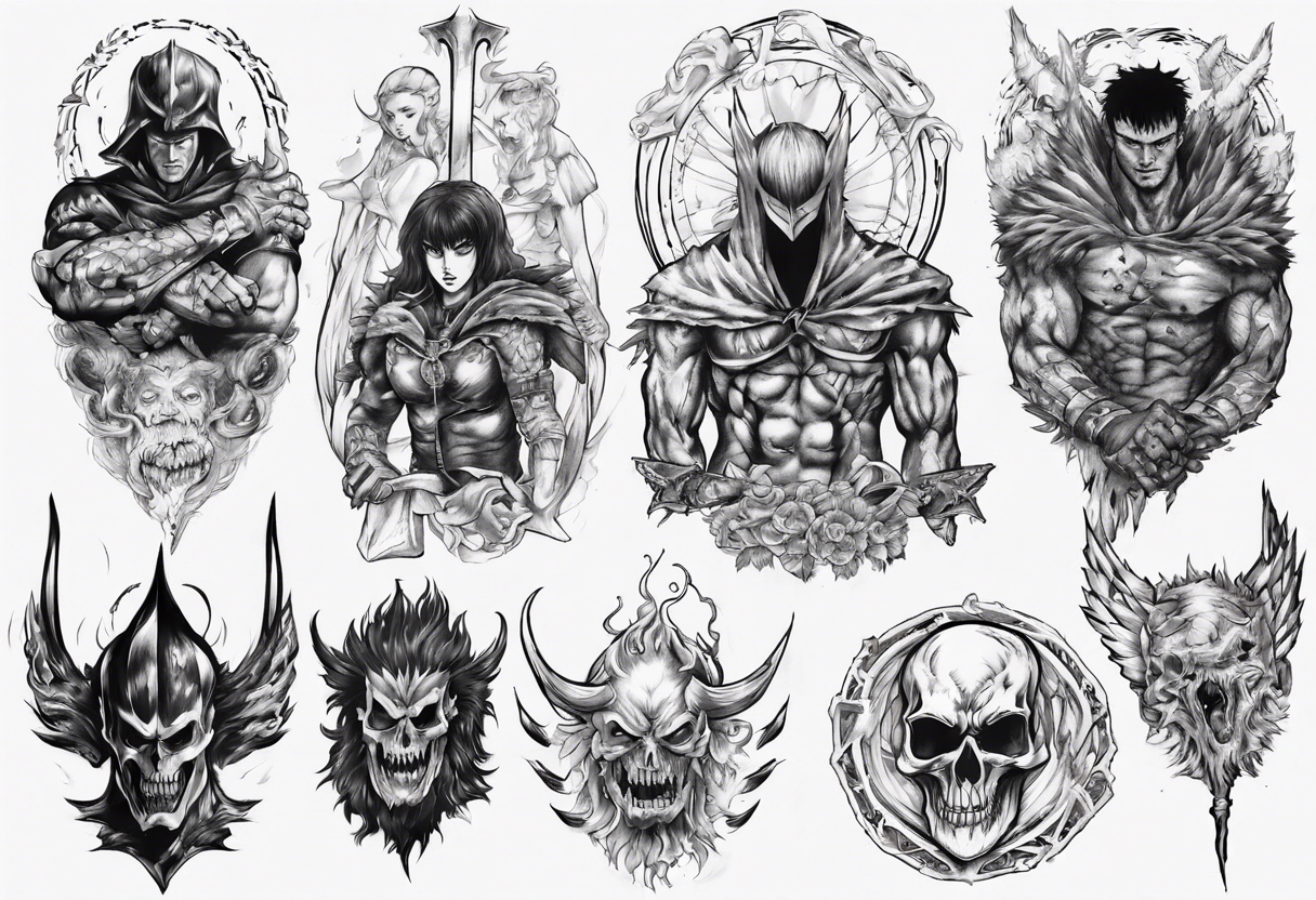 Berserk brand of sacrifice tattoo idea