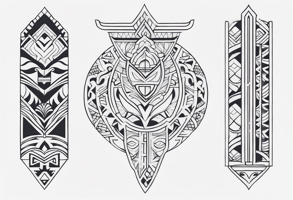 Polynesian minimal neck  tattoo tattoo idea