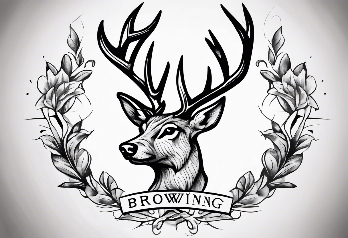 browning logo tattoo idea