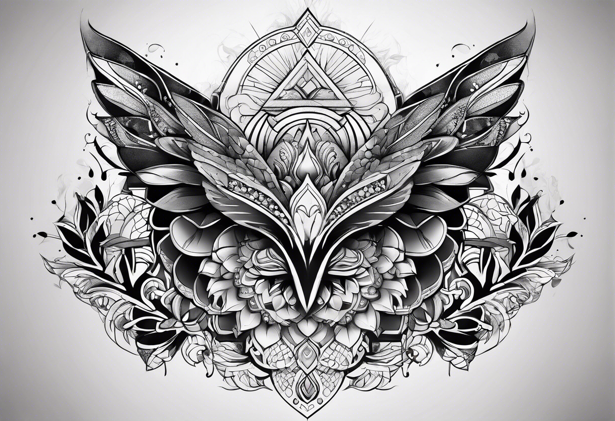 background design tattoo idea