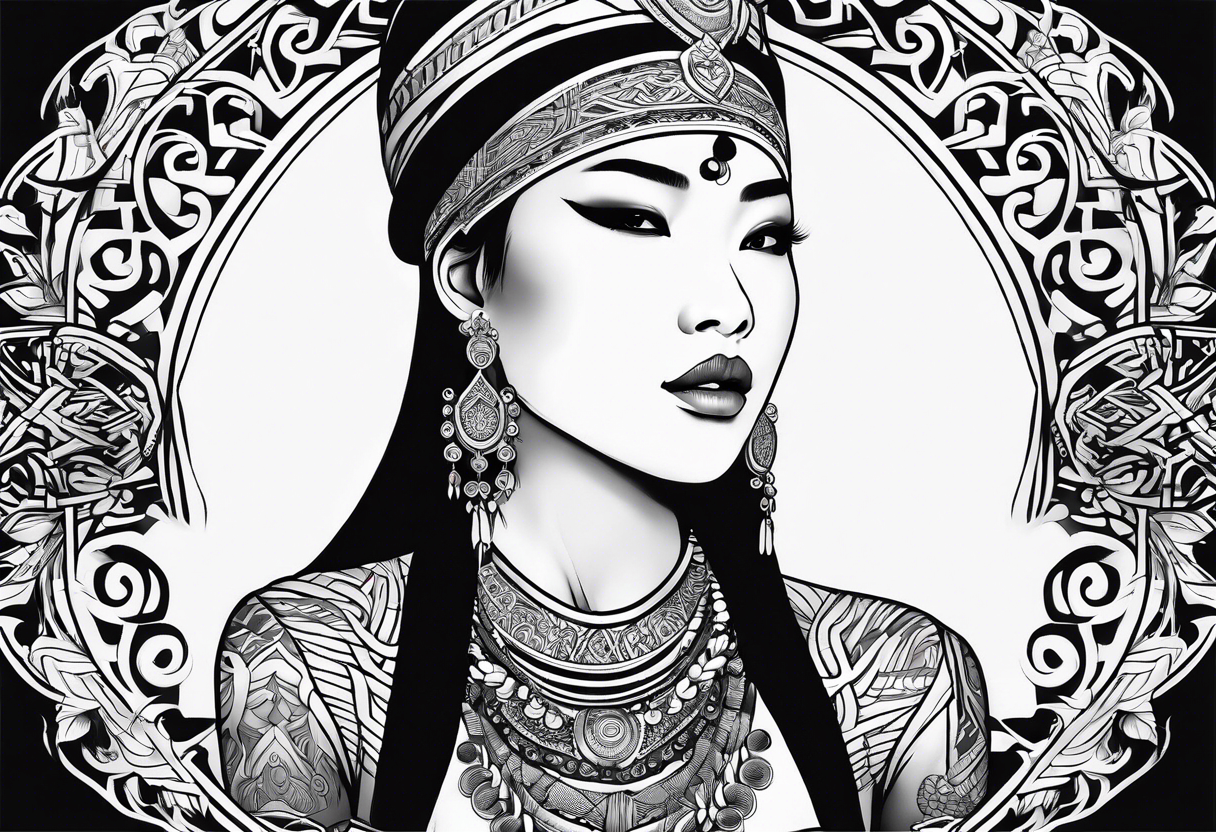 Vietnamese tribal tattoo tattoo idea