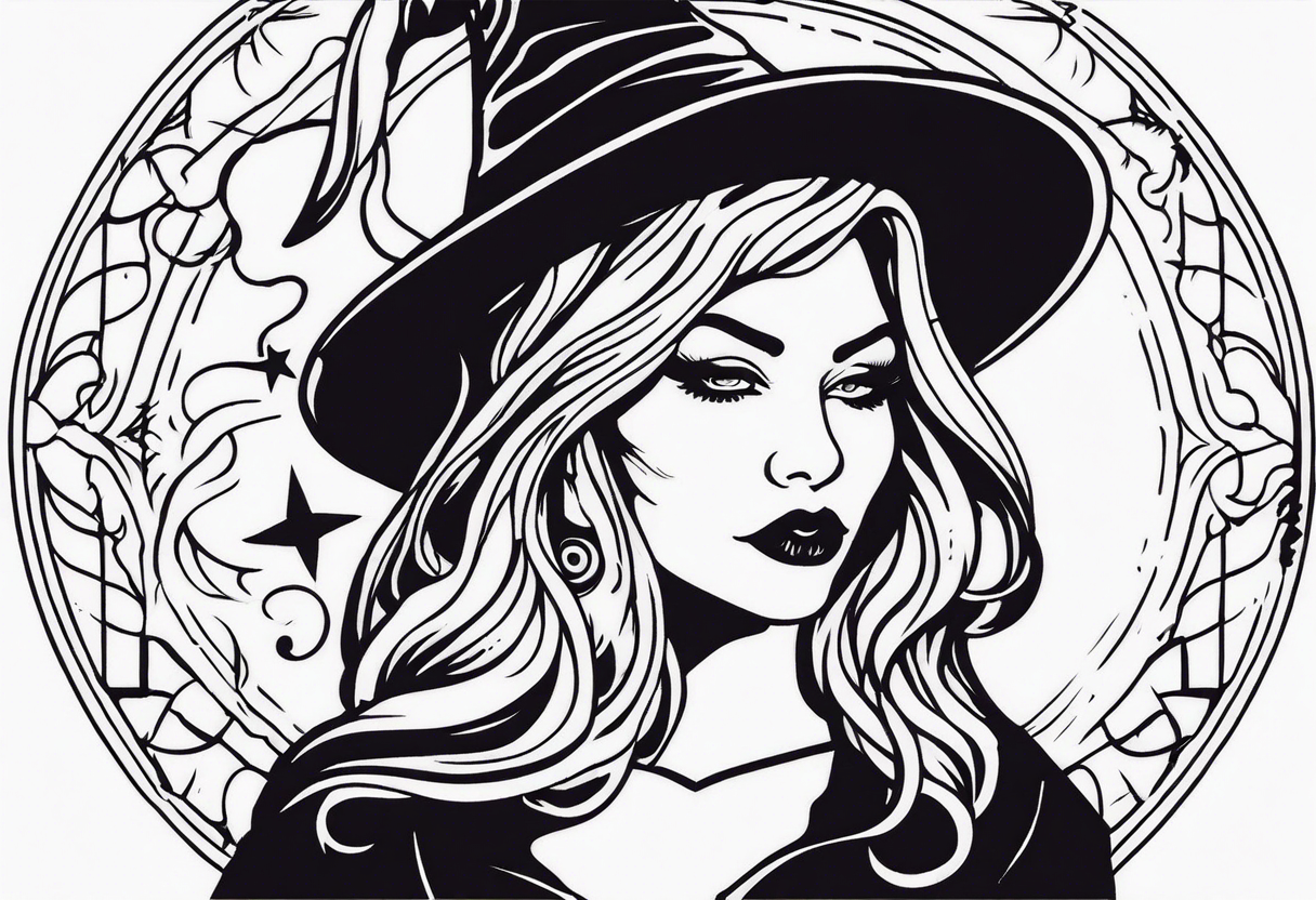 Witches who smoke tattoo idea