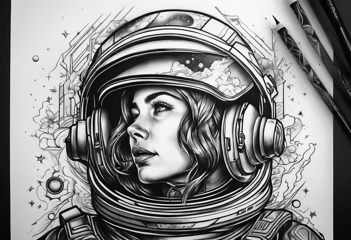 Interstellar tattoo showcasing struggle and success tattoo idea