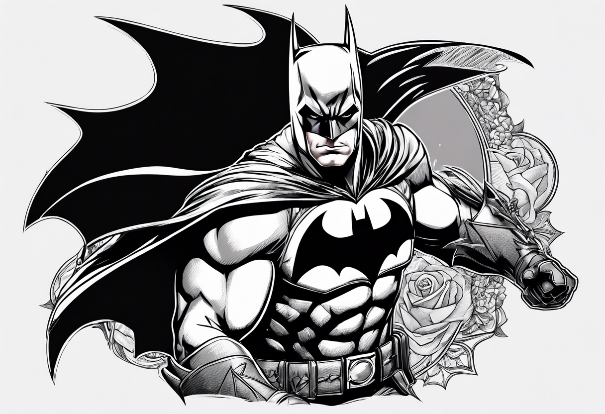 Batman slapping Robin tattoo idea