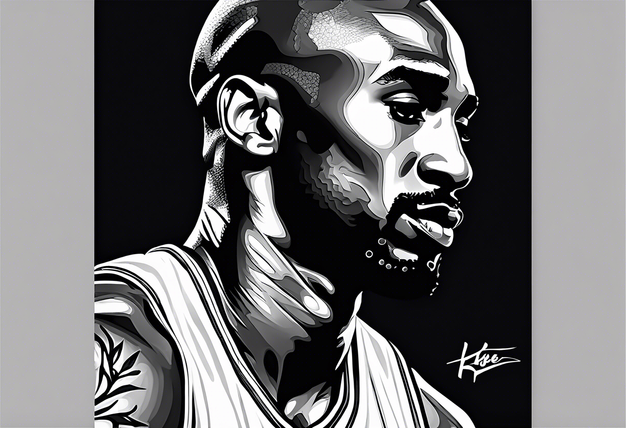 kobe bryant memorial tattoo idea